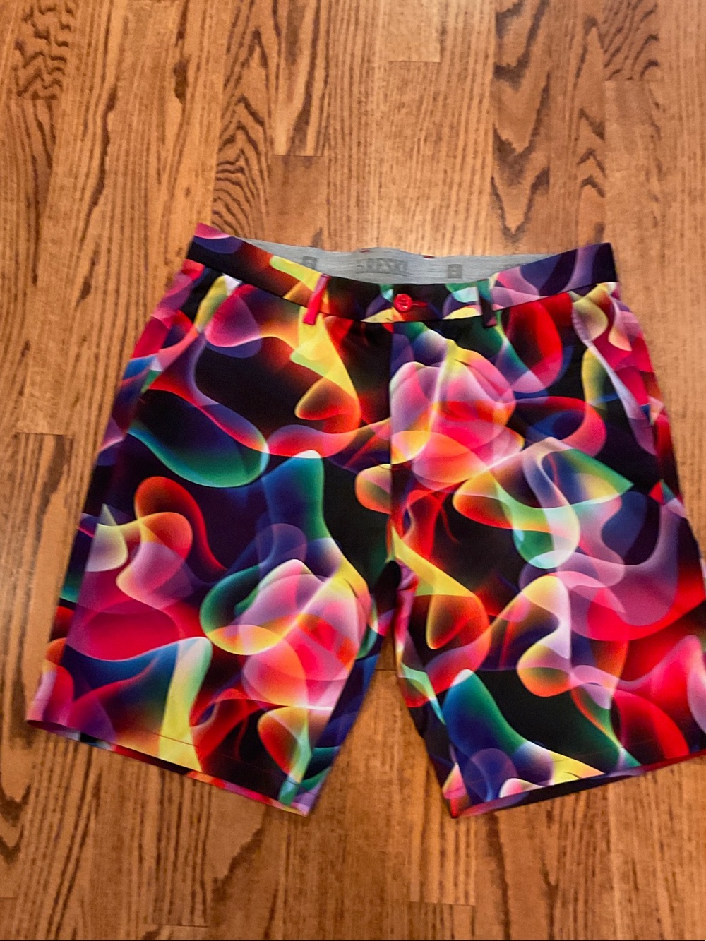Men's Hreski golf shorts Multicolor Abstract Athletic